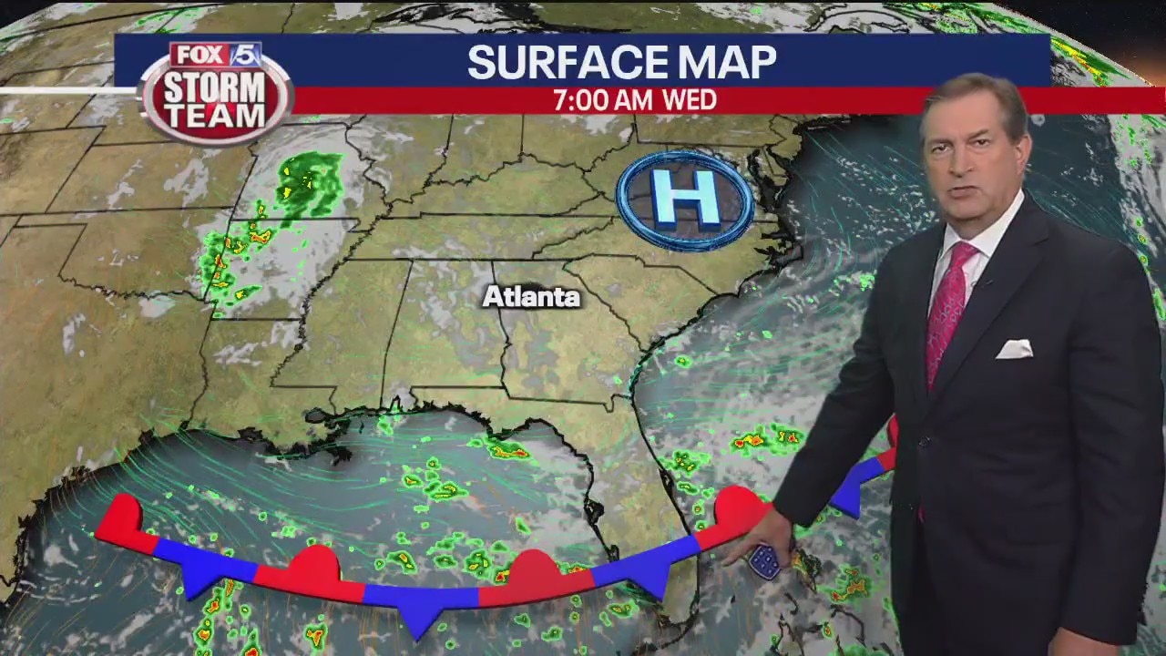 Tuesday evening forecast