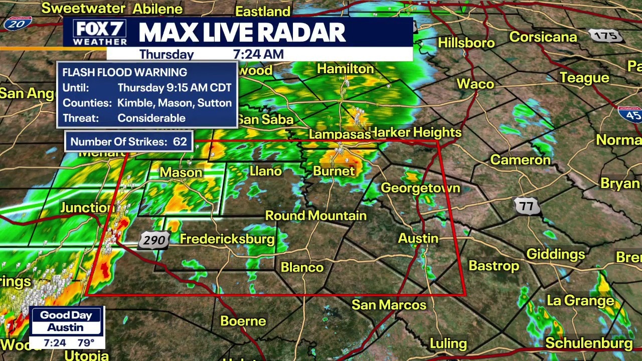 Austin weather: Storms coming, flooding possible