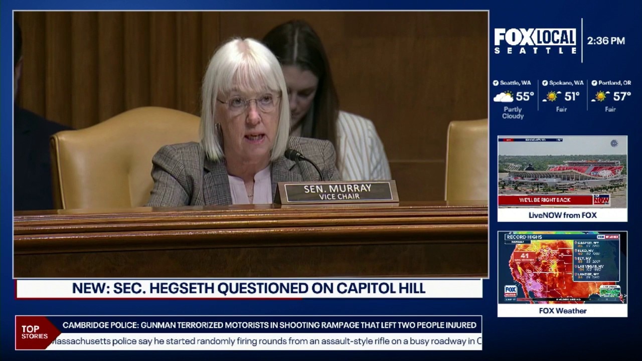 Sen. Murray grills defense secretary over trillion dollar war budget