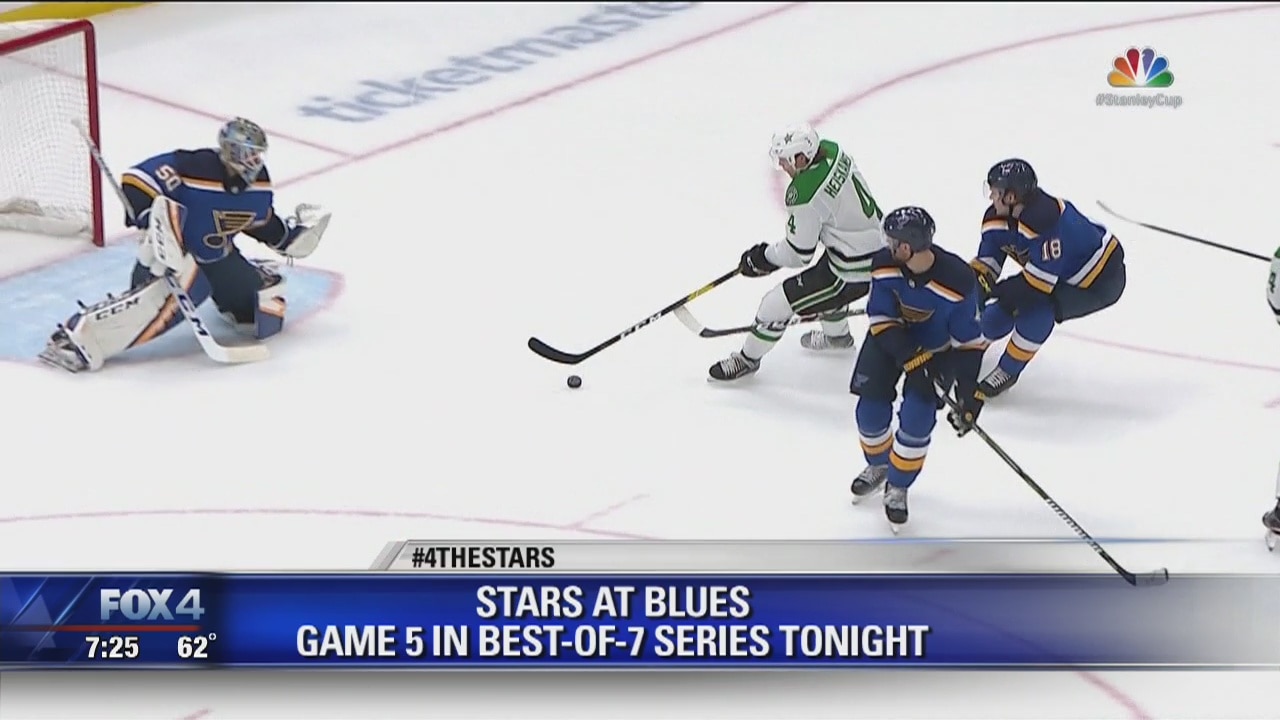 Stars head into Game 5 against Blues