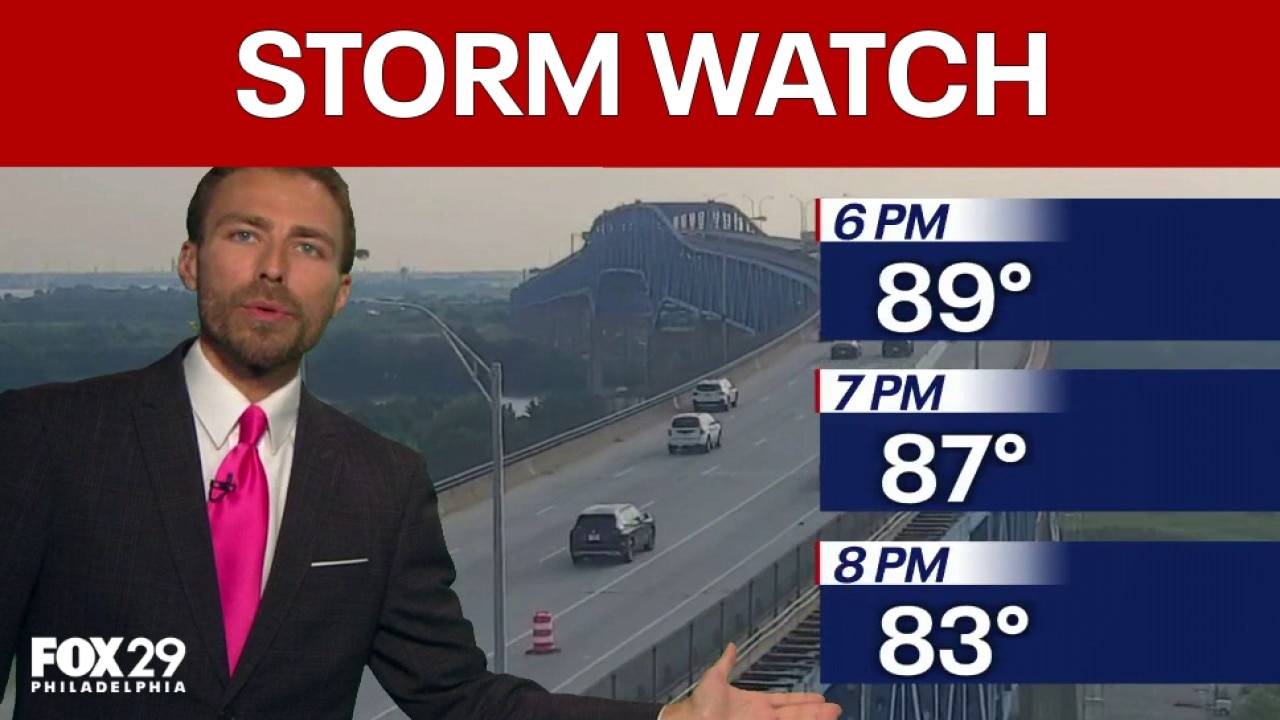 Philadelphia weather: Tracking evening storms 