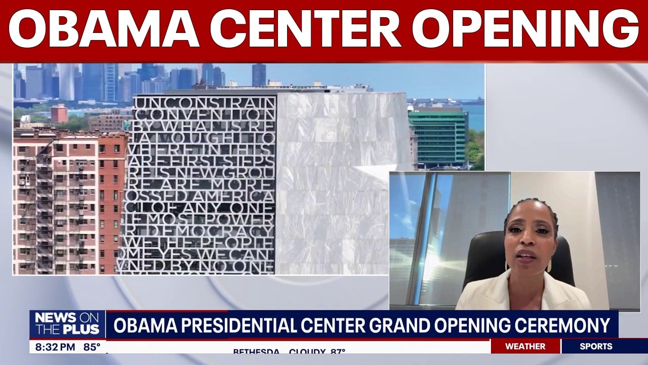 Senator Angela Alsobrooks attends Obama Center opening