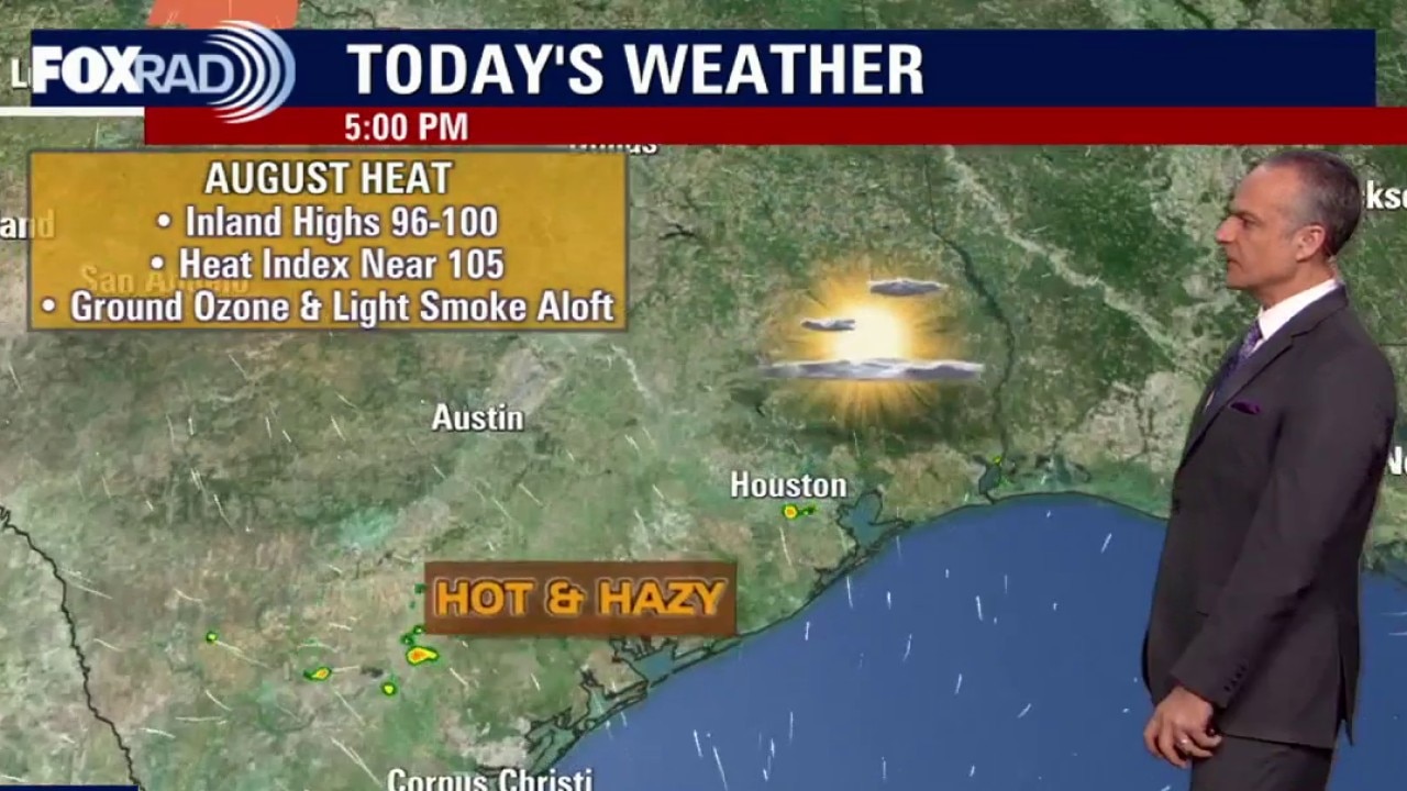 Houston weather: Summer heat continues with isolated afternoon storms