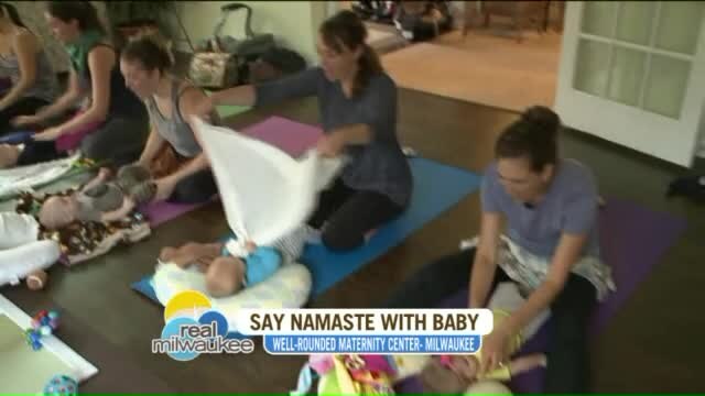 Chip learns about different activities that are good for the baby's tummy