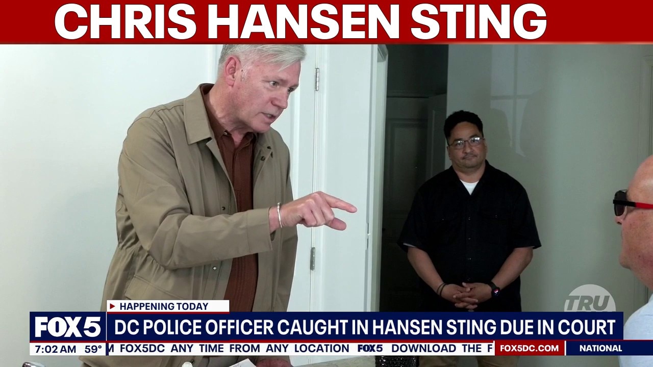 DC police officer caught in Hansen sting due in court