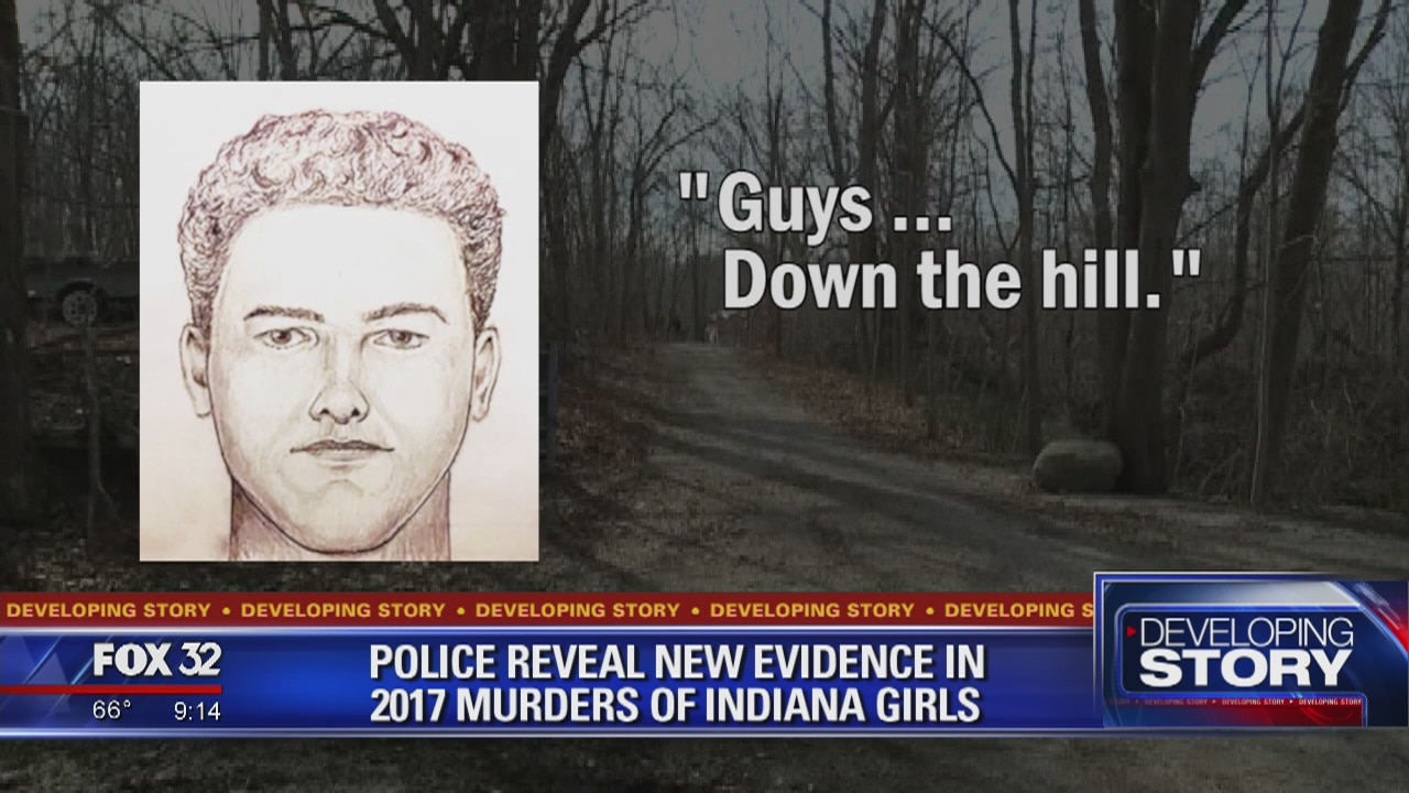 Police release video of suspect in Indiana girls' deaths