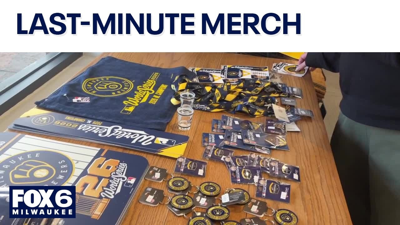 World Series: Brewers merchandise flying off the shelves