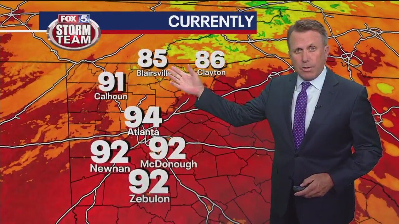 Monday afternoon forecast