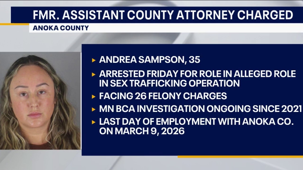 Former Anoka Co. assistant attorney charged in prostitution ring