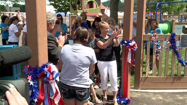 New Berlin celebrates new state-of-the-art playground