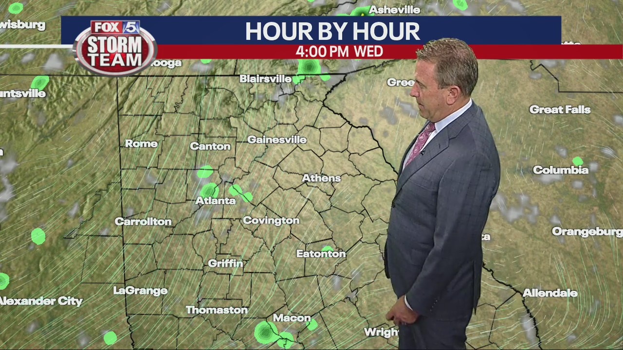 Wednesday midday forecast