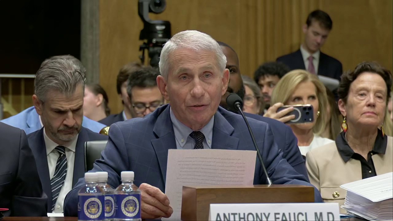 Dr. Fauci invokes Fifth Amendment at Senate hearing