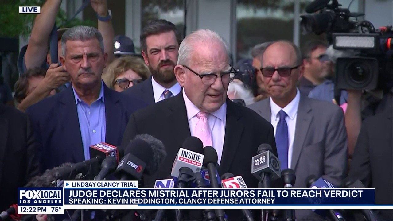 Lindsay Clancy attorney speaks after judge declares mistrial