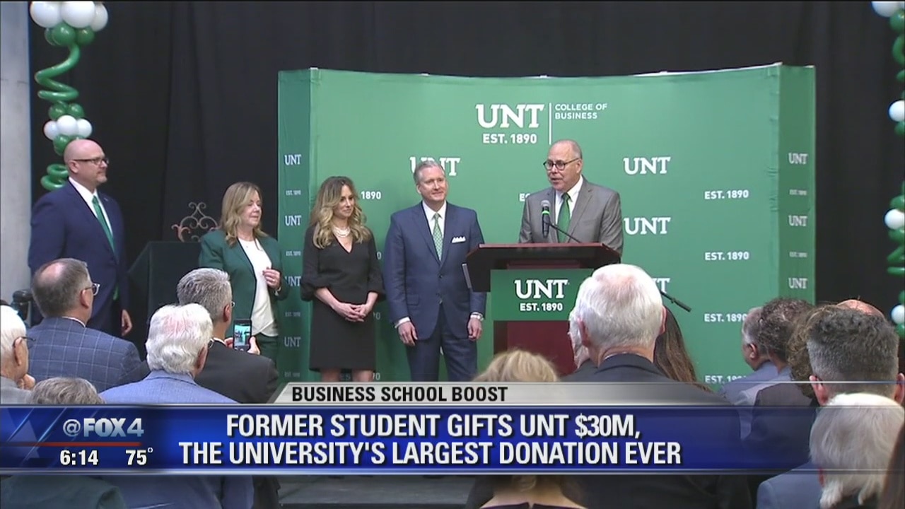 UNT alumnus donates $30 million to university