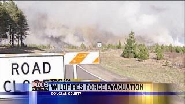 Wisconsin wildfire