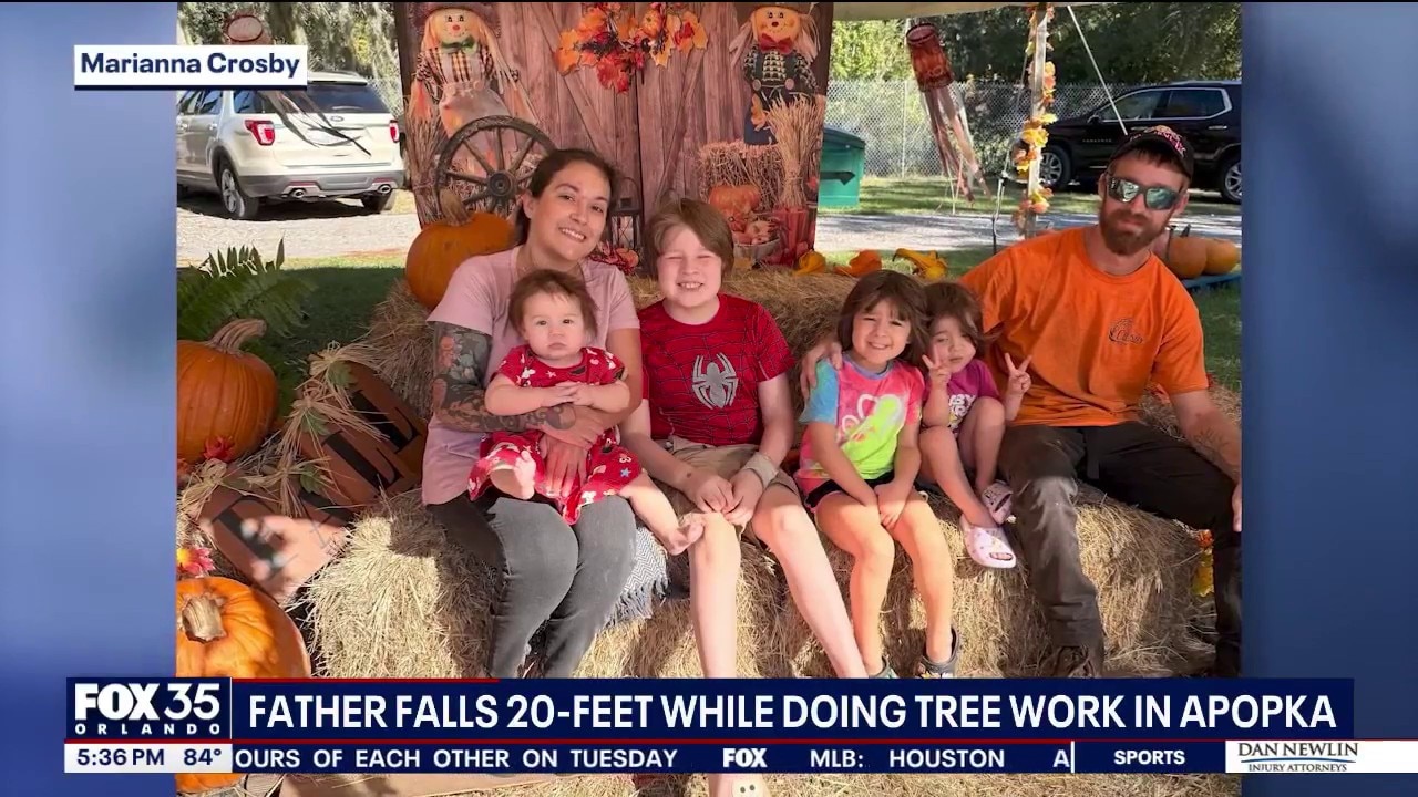 Apopka tree worker hospitalized after 20-foot fall