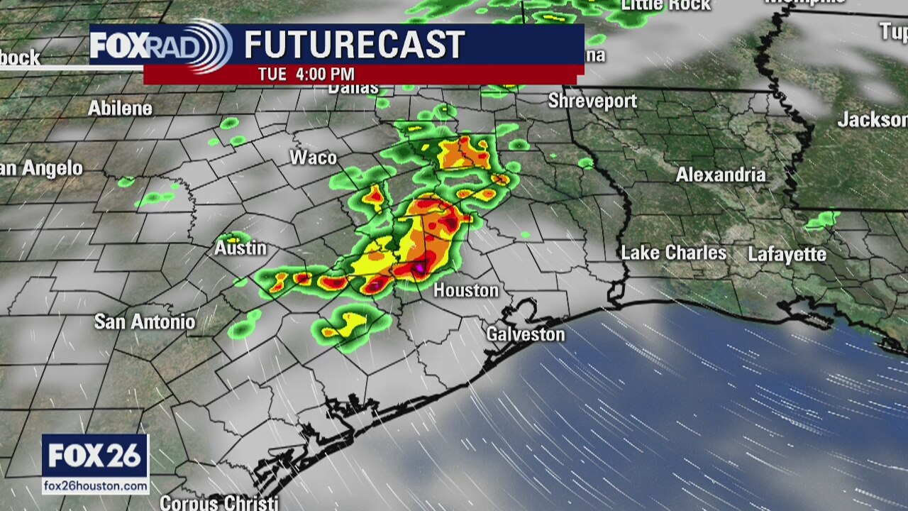 Monday evening weather forecast