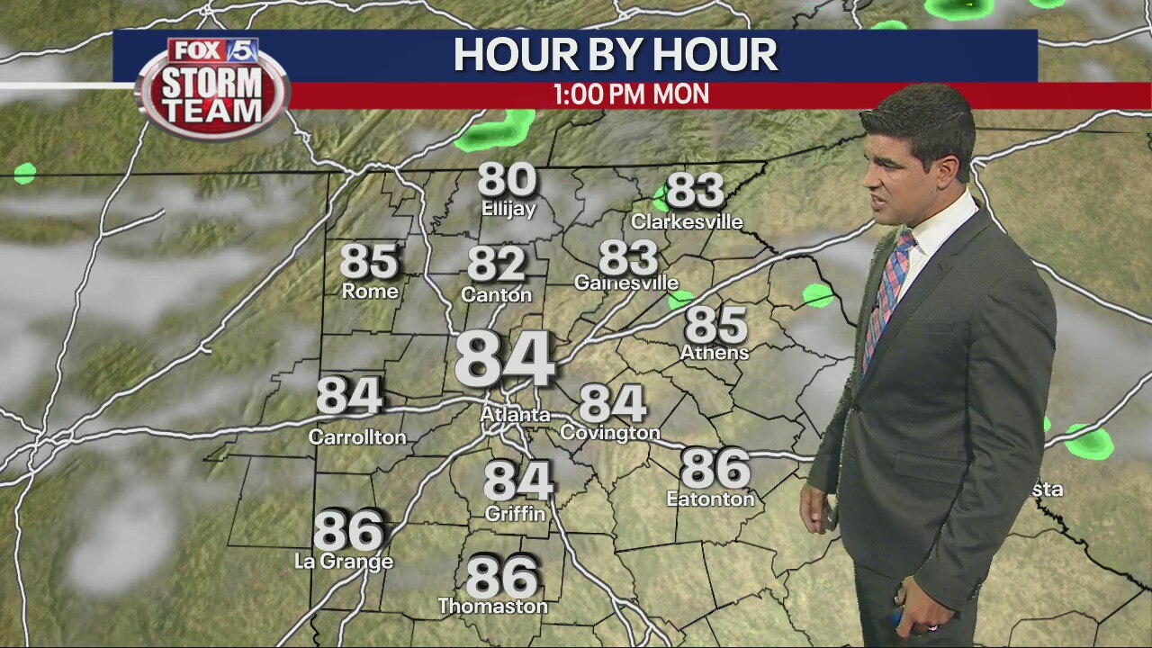 Sunday morning forecast