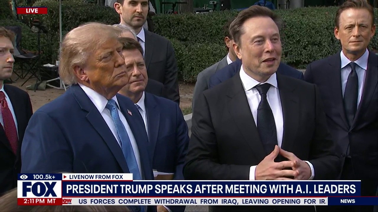 Trump, AI leaders speak after White House meting