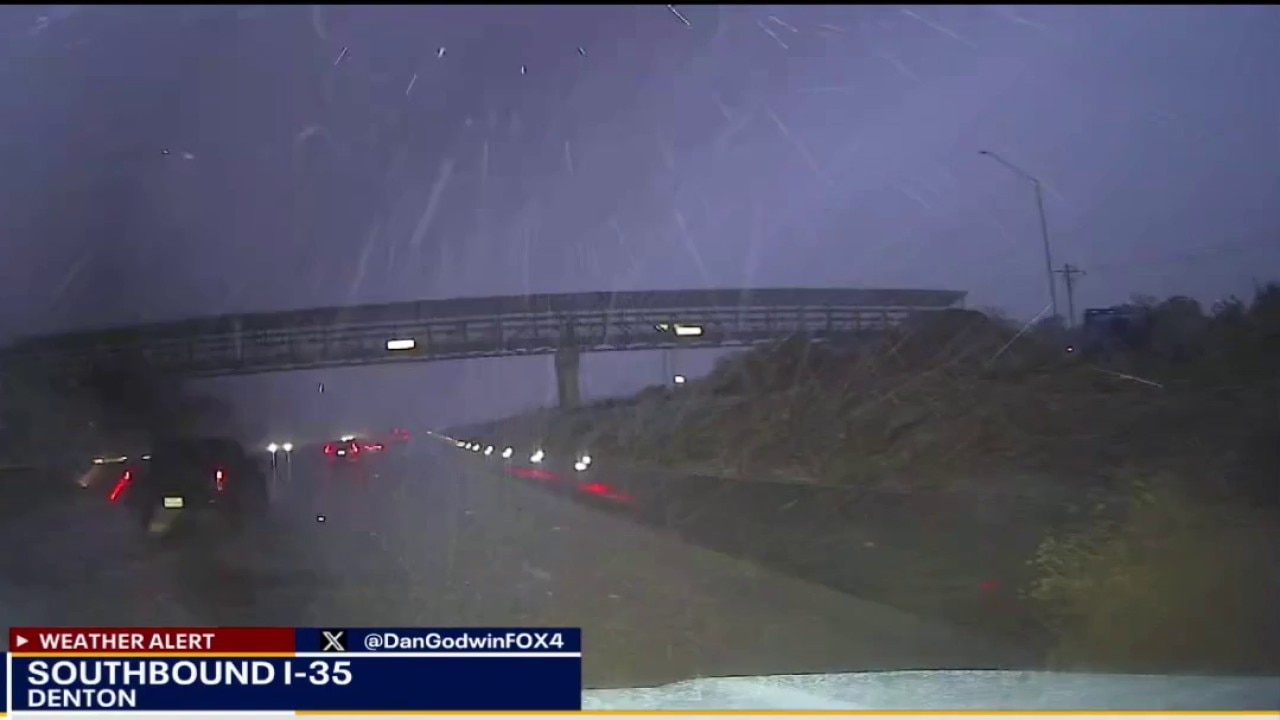 Heavy rain tracks through Denton County as flood concerns persist across North Texas
