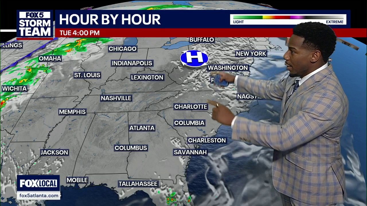 Tuesday afternoon weather forecast 