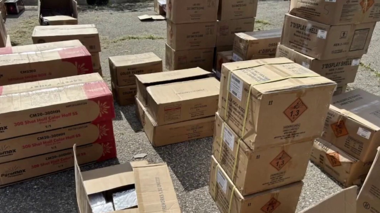 Authorities seize more than 17,000 pounds of illegal fireworks
