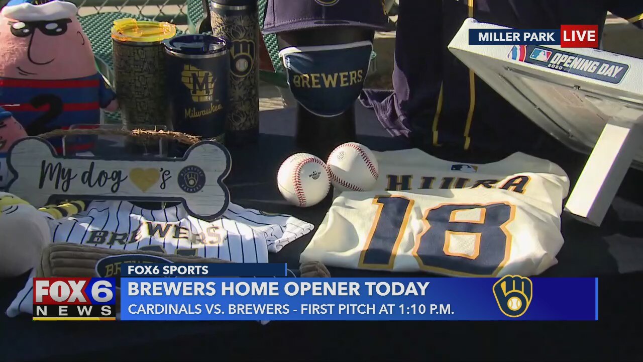Even though we can’t be inside the park to watch the Brewers play, we can still wear their colors