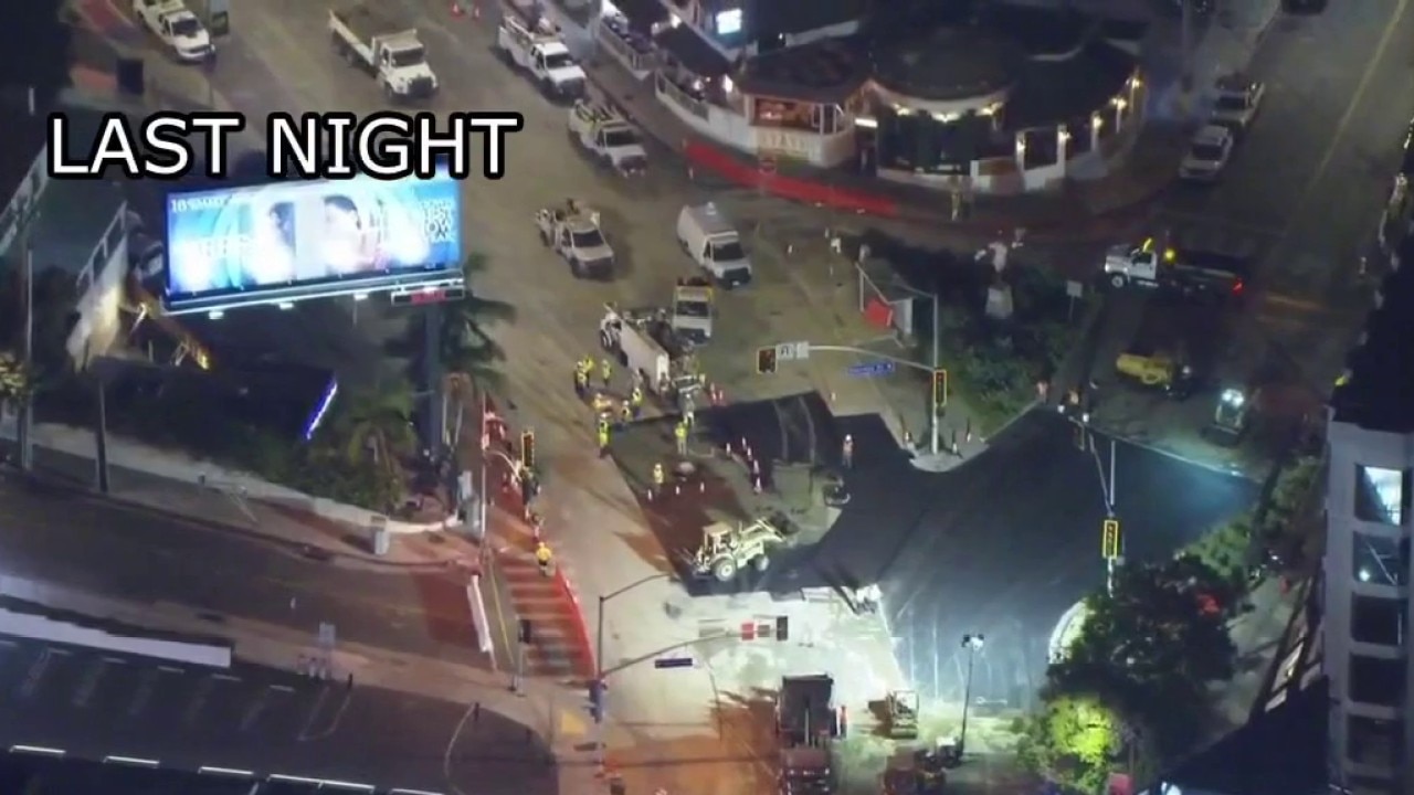 New water main break floods West Hollywood