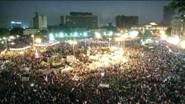 Heavy security at Egypt rallies