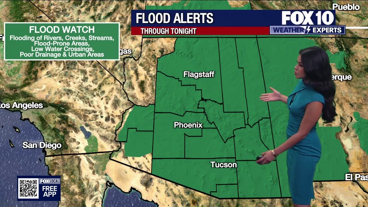 Monsoon storms hit Phoenix with heavy rain
