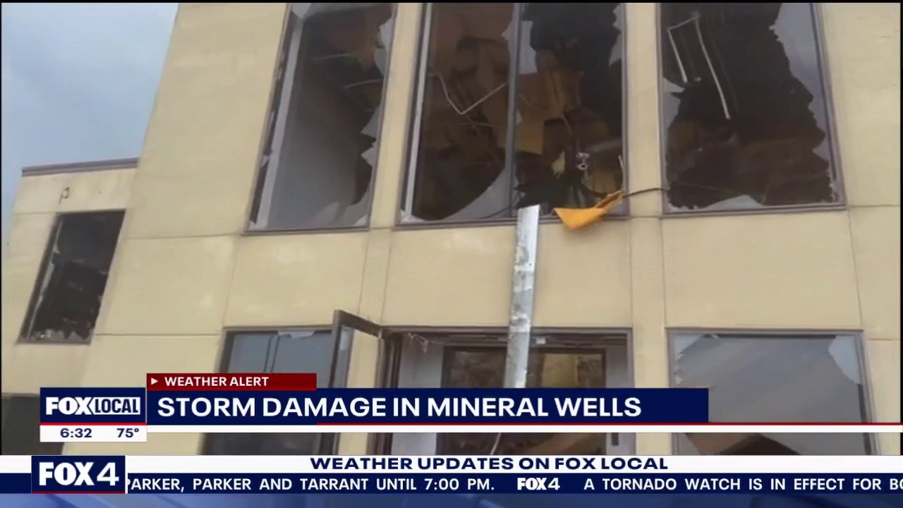 DFW Weather: Storm damage in Mineral Wells