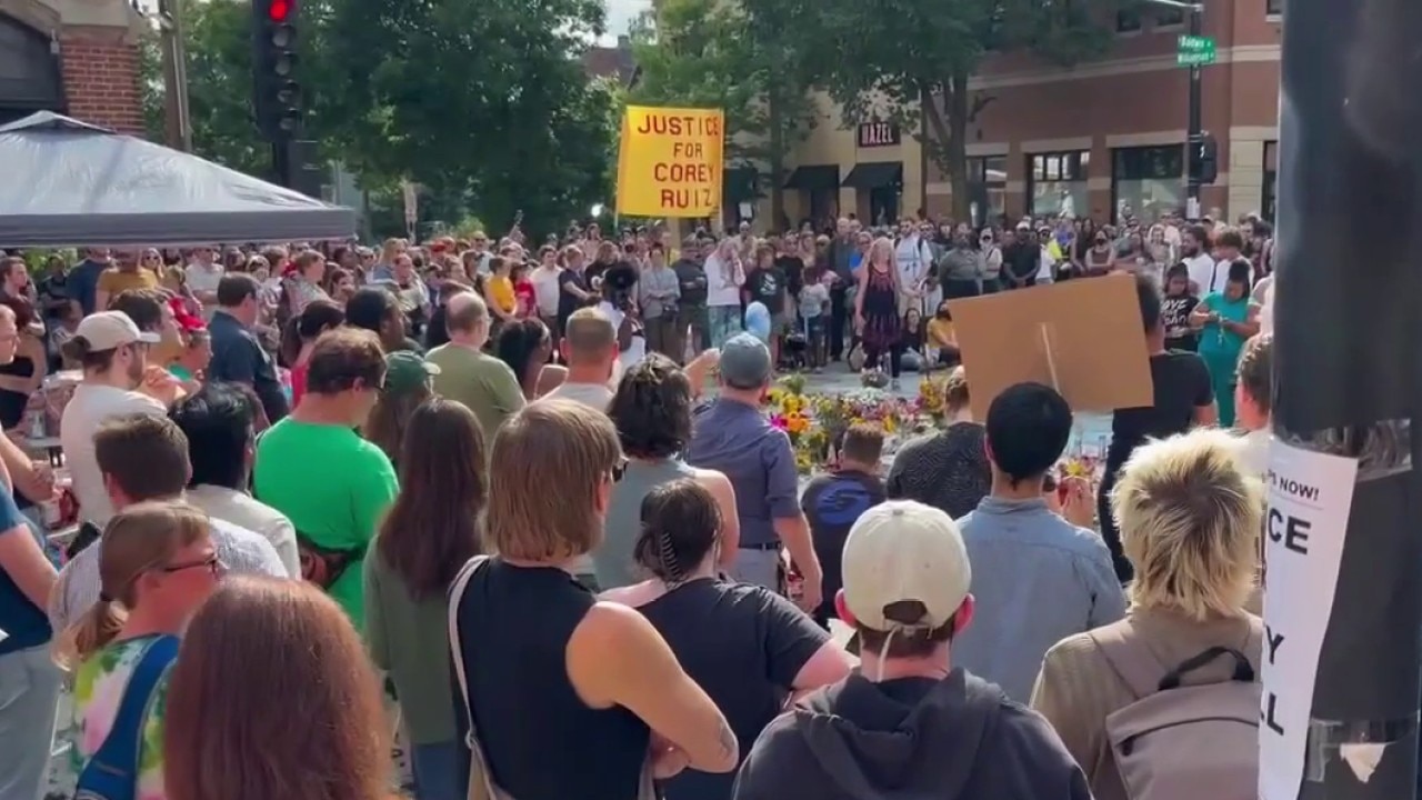 Madison police shooting, Corey Ruiz vigil
