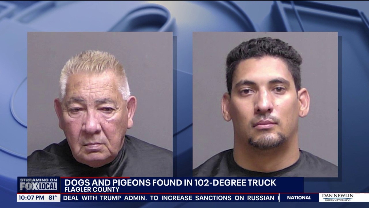 Suspects released on bond after accused of leaving dogs in moving truck