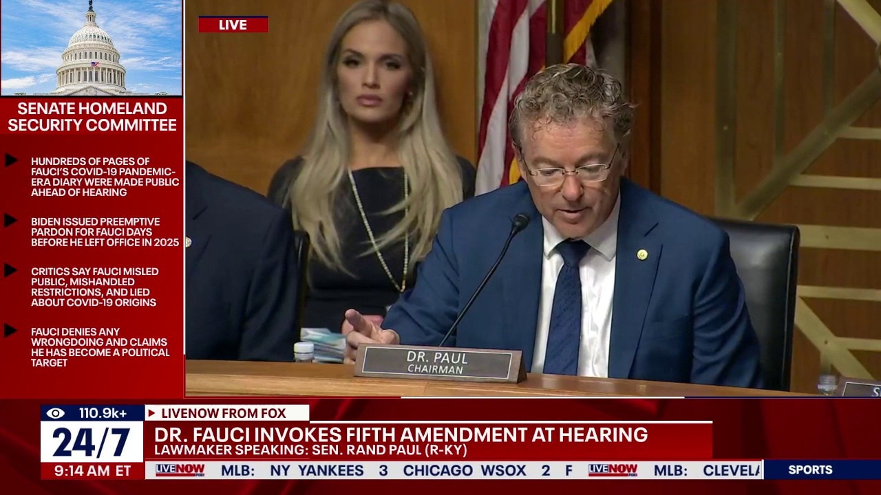 Fauci's attorney removed from Senate hearing