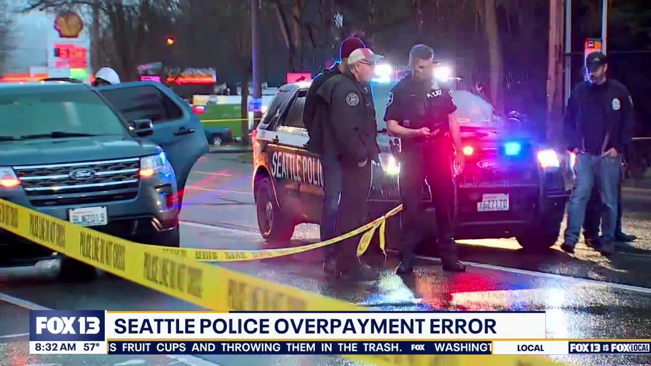 Seattle police $13M overpayment error