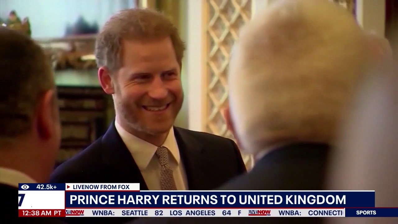 Prince Harry returns to United Kingdom