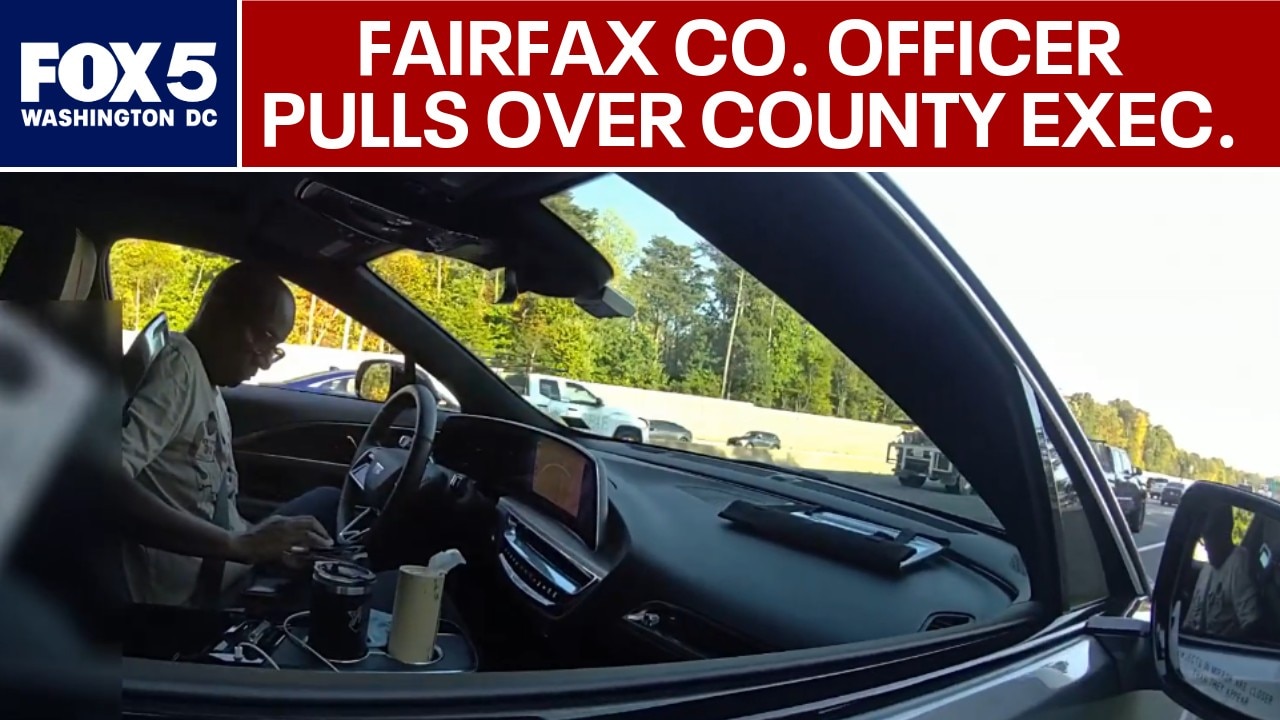 Fairfax County officer pulls over county executive
