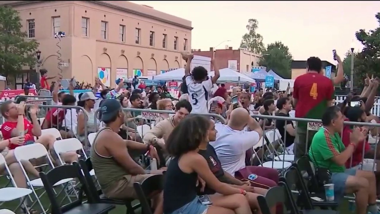 Fan react to World Cup win at Decatur watch party