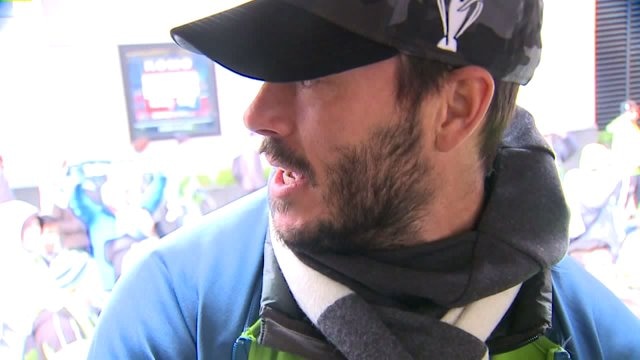Sounders players react to turnout of fans at victory rally
