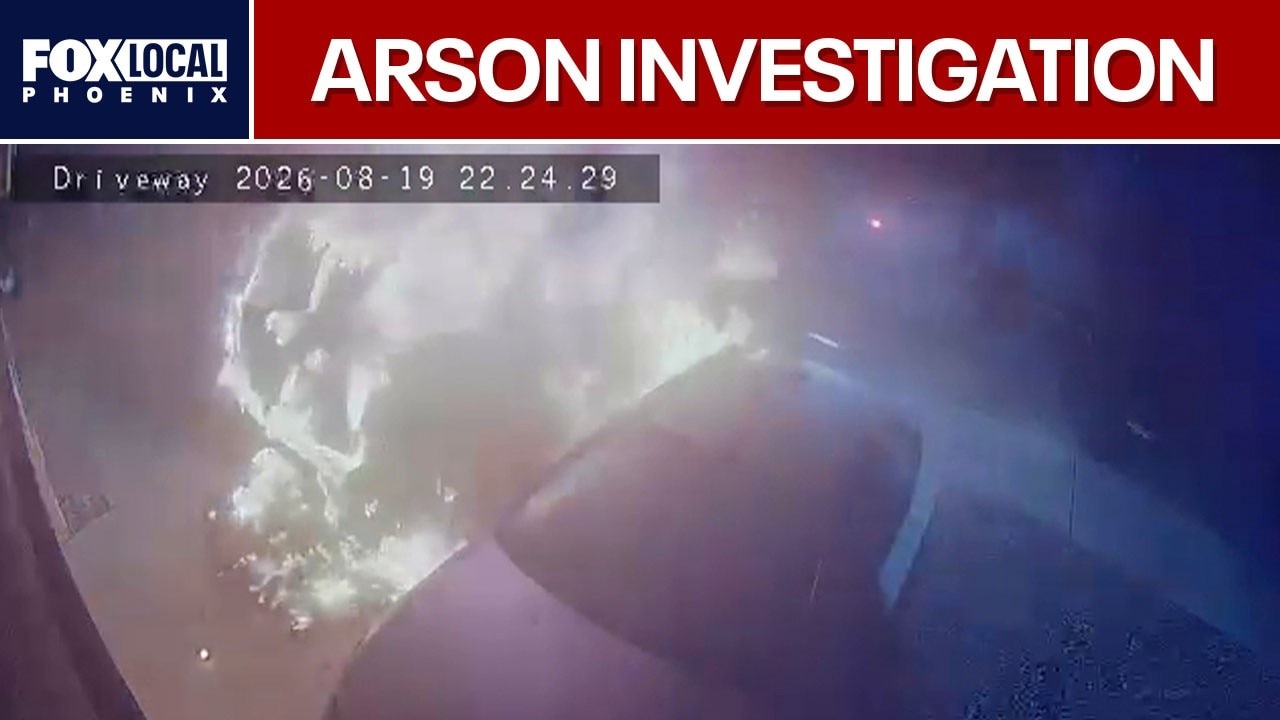 Video shows suspects in Buckeye driveway arson