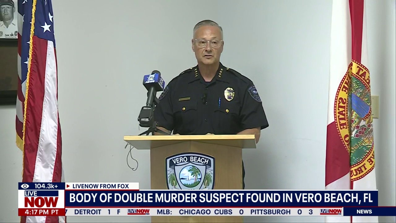 Body of double murder suspect found in Vero beach, FL