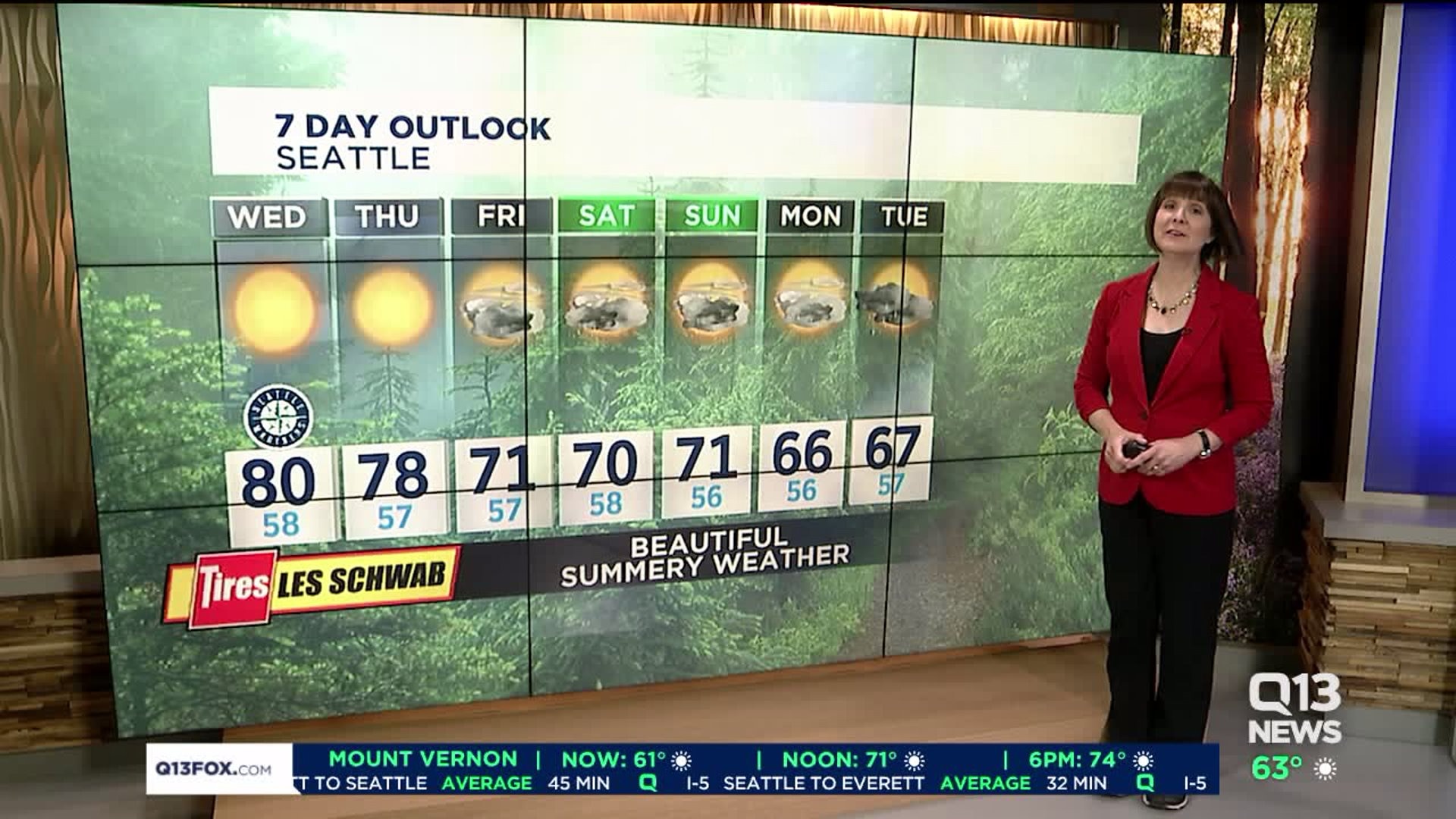 Q13 News morning weather forecast