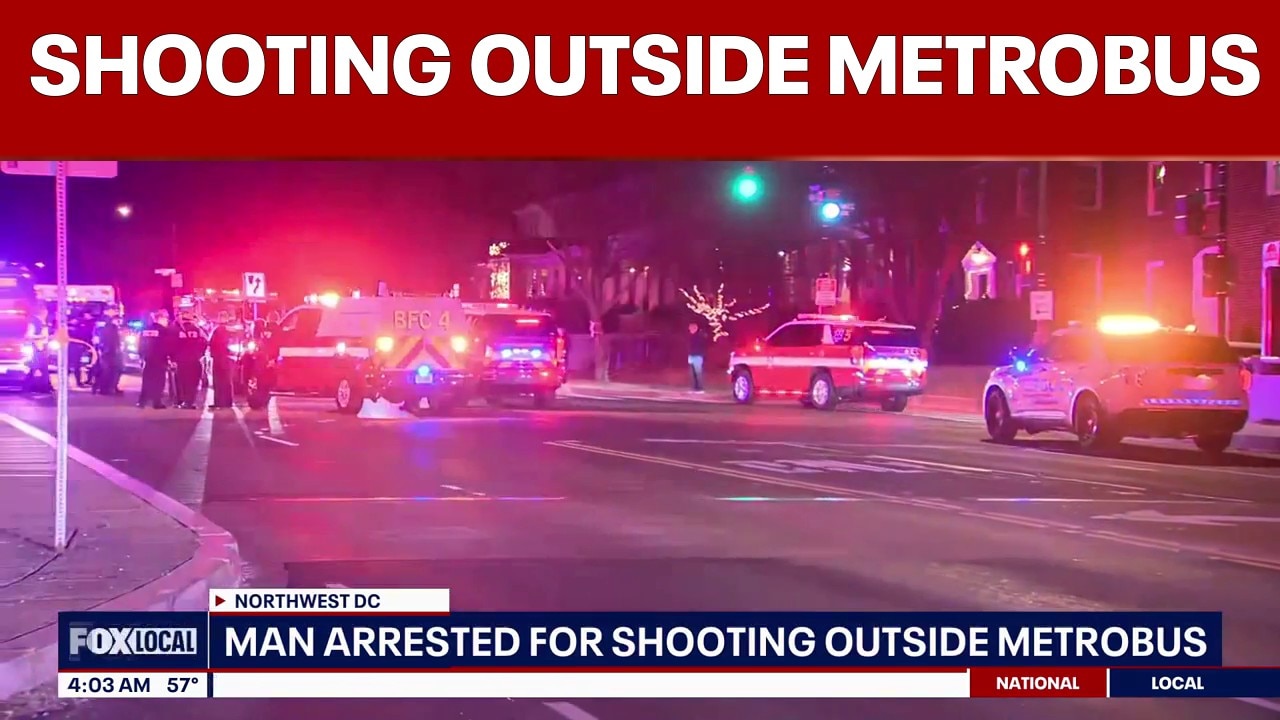 Man arrested in shooting outside Metrobus | FOX 5 at 4AM