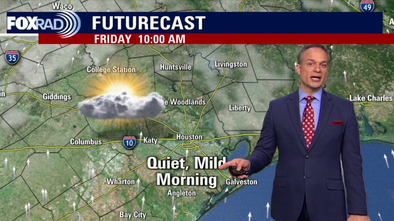 Houston weather: Warm, slightly breezy Friday in the upper 80s