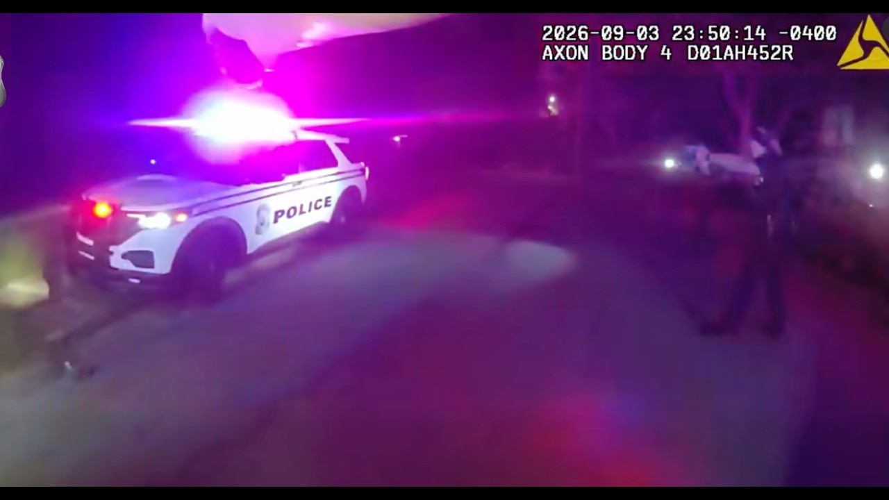 Suspect steals police patrol vehicle