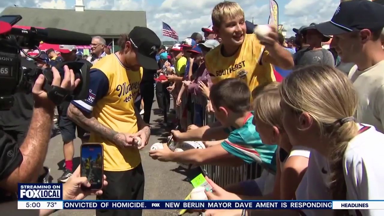 Brewers head to Williamsport ahead of Sunday's game to meet with aspiring baseball all stars