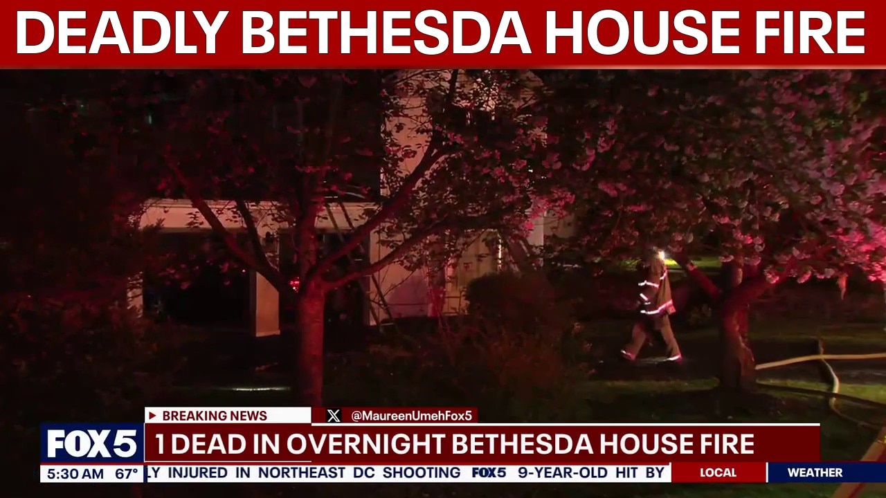 Woman killed in early morning Bethesda house fire
