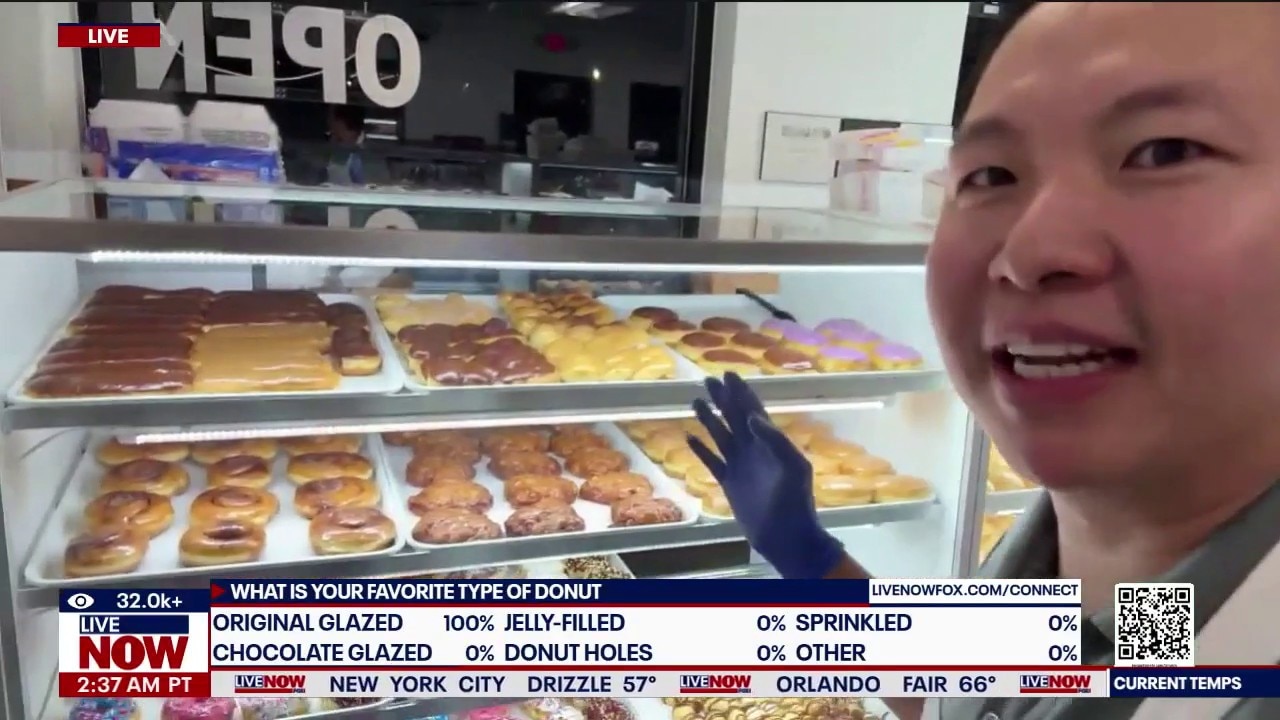 Behind the scenes of the early morning hours at a Donut shop