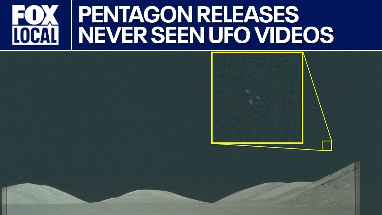 Pentagon releases videos as part of Trump's UFO transparency directive