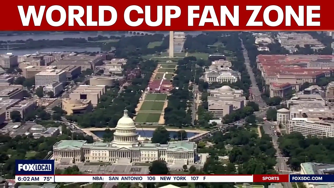 World Cup Fan Zone opens on National Mall | FOX 5 AT 6AM